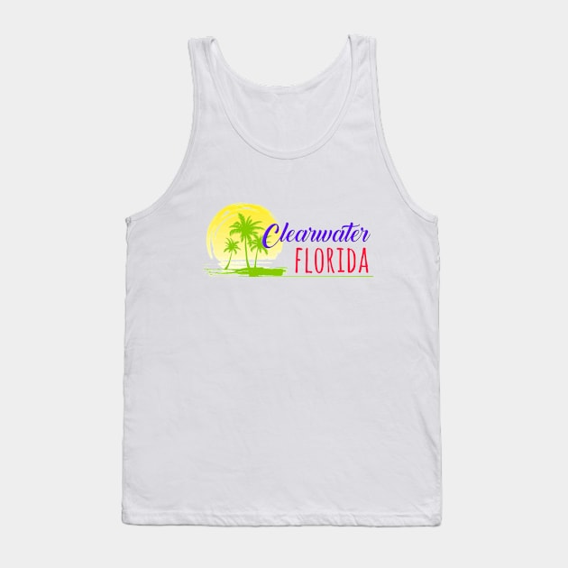 Life's a Beach: Clearwater, Florida Tank Top by Naves